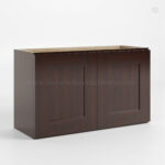 Shaker Espresso 12 H Double Door Wall Cabinet