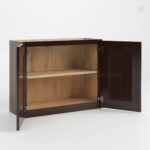 Shaker Espresso 24 H Double Door Wall Cabinet image 1