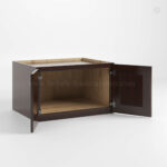 Shaker Espresso 30 W Refrigerator Wall Cabinet 24 Deep image 1