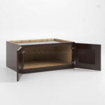 Shaker Espresso 33 W Refrigerator Wall Cabinet 24 Deep image 1