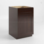 Shaker Espresso Base Cabinet with Single Door & Drawer