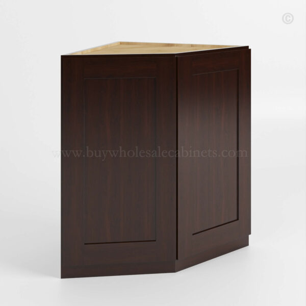 Shaker Espresso Base End Cabinet