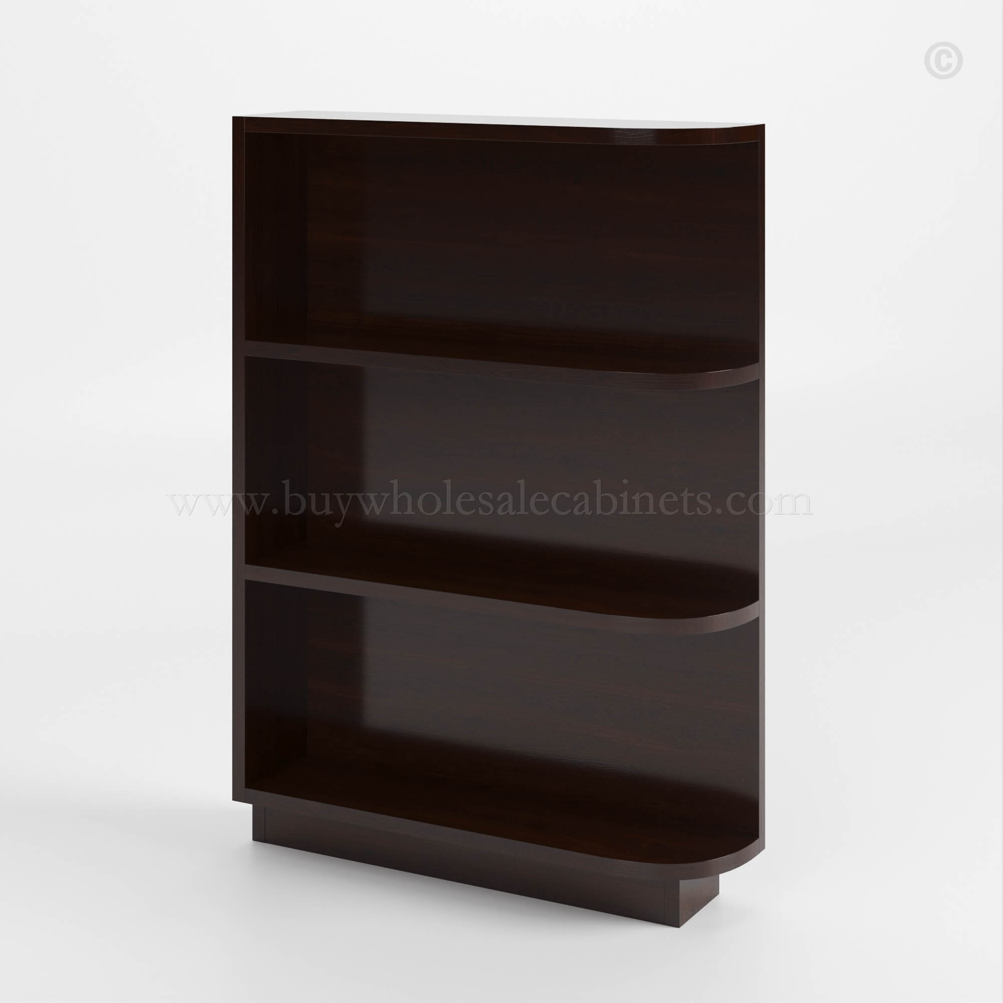 Shaker Espresso Base End Shelf