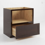 Shaker Espresso Microwave Base Cabinet image 1
