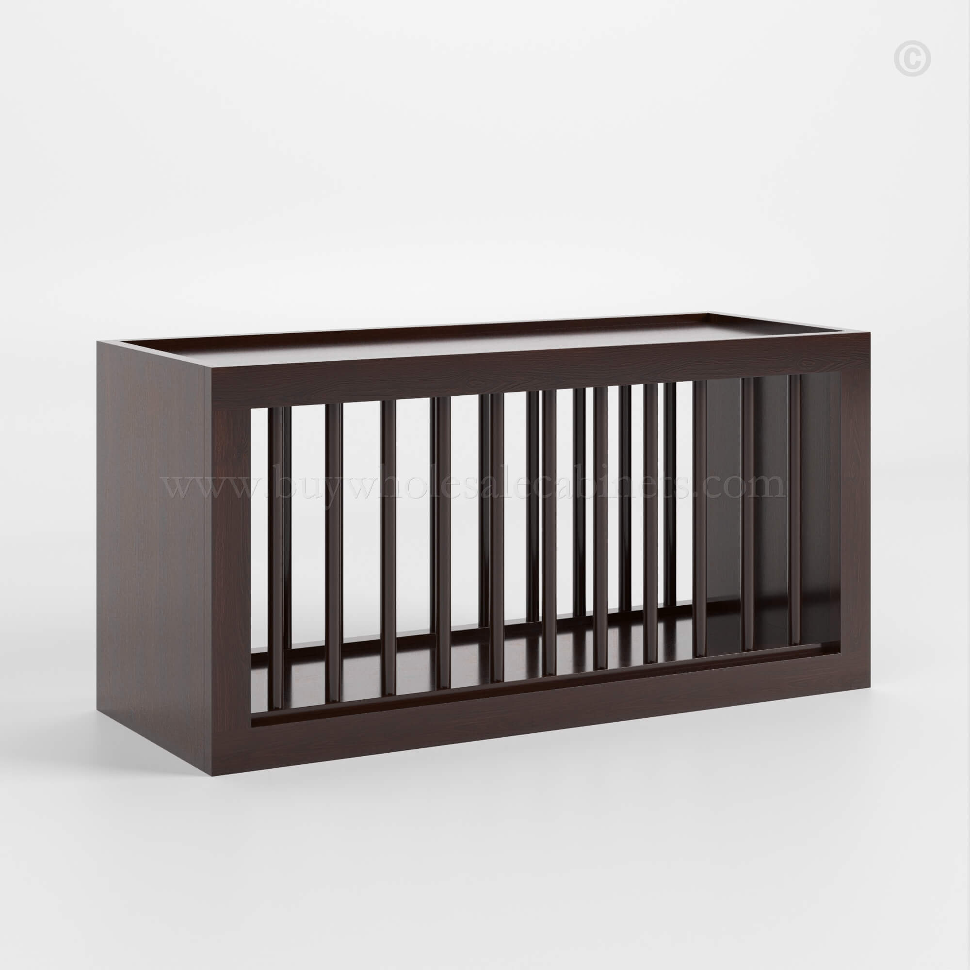 Shaker Espresso Plate Rack