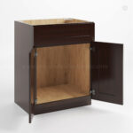 Shaker Espresso Single Vanity Sink Base Cabinet image 1