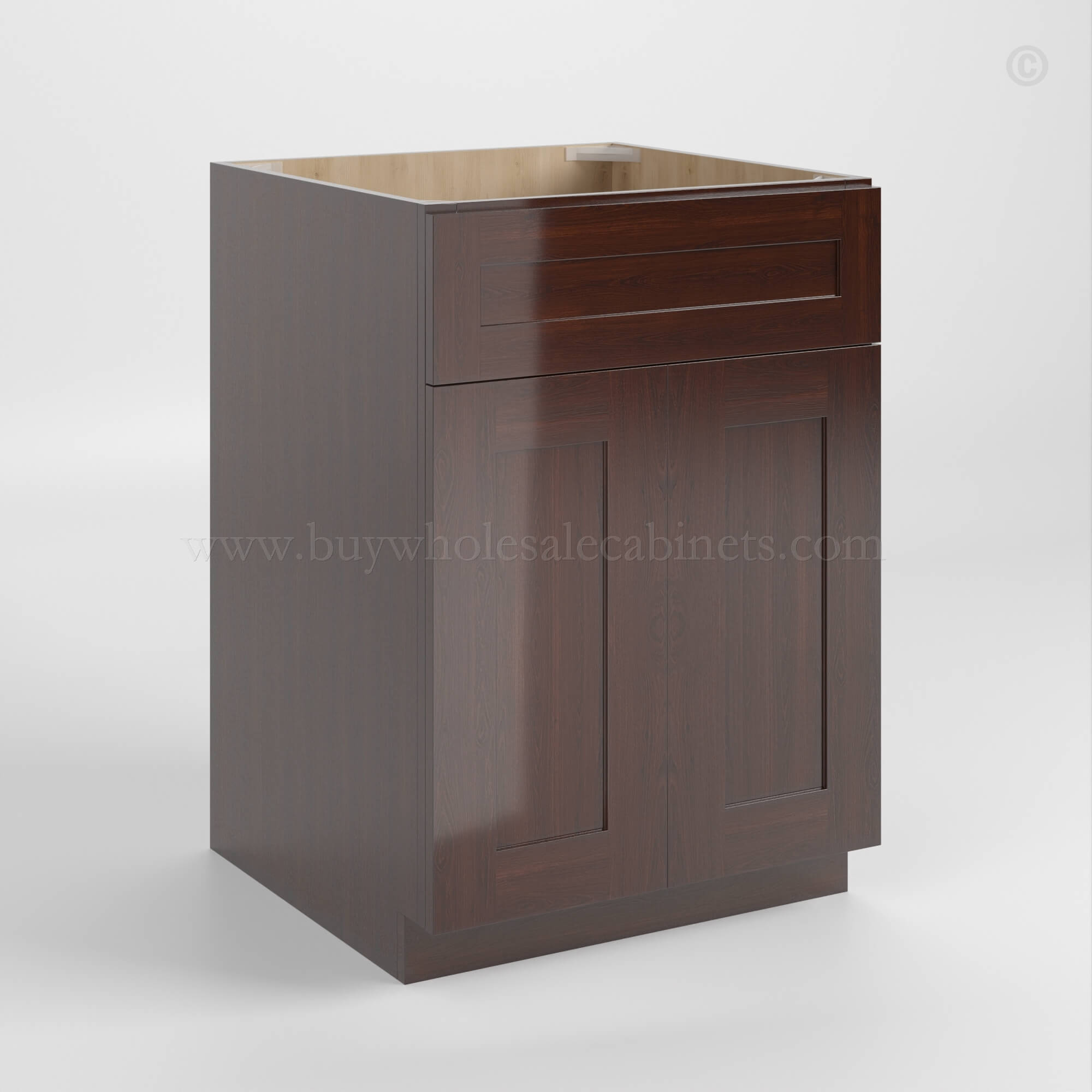 Shaker Espresso Sink Base 27