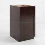 Shaker Espresso Base Waste Basket Cabinet