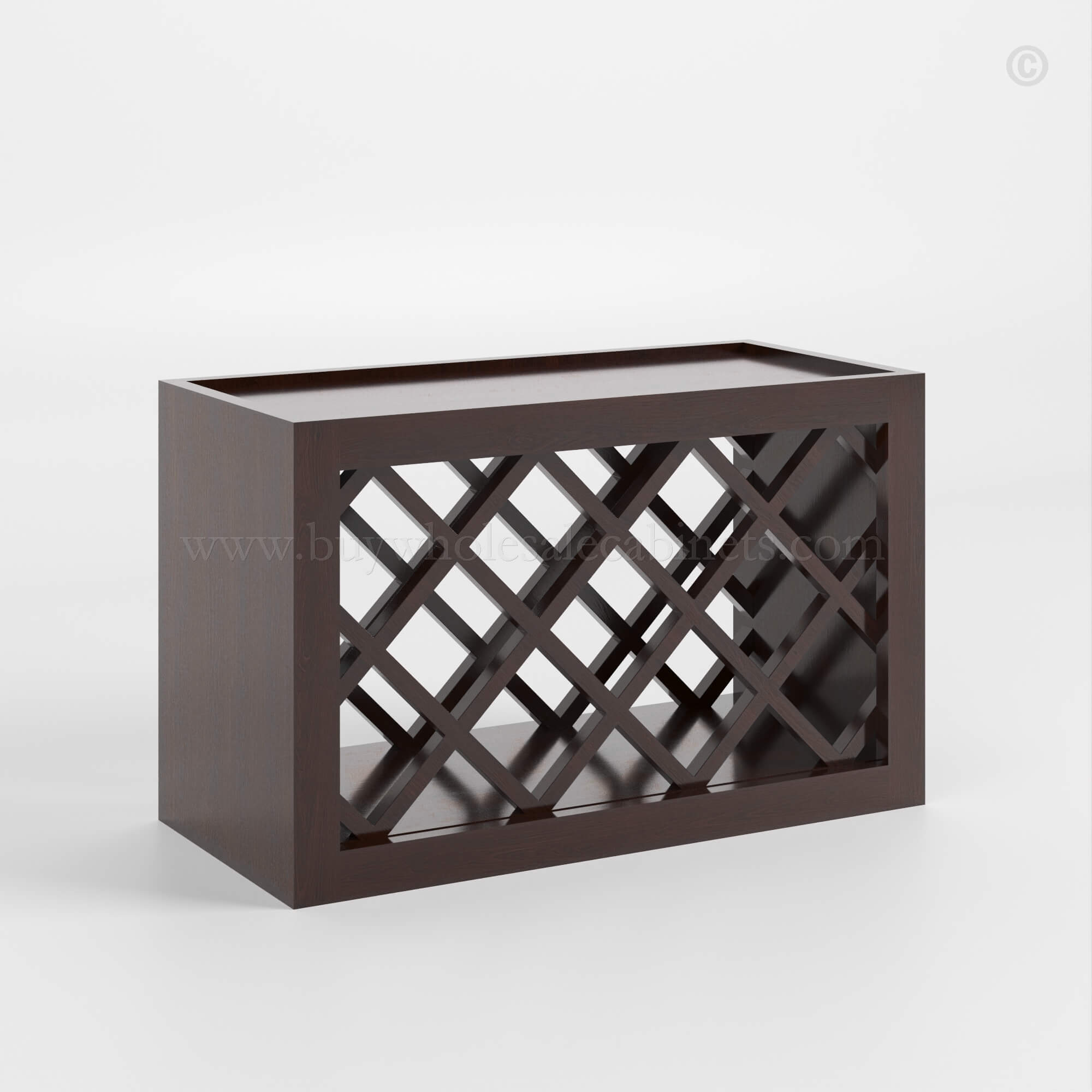 Shaker Espresso Wine Rack