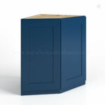 Navy Blue Shaker Base End Cabinet