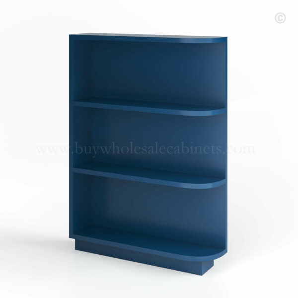 Navy Blue Shaker Base End Shelf