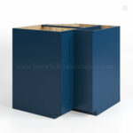Navy Blue Shaker Easy Reach Base Cabinet