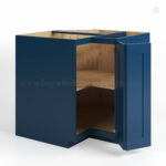 Navy Blue Shaker Easy Reach Base Cabinet