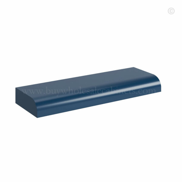 Navy Blue Shaker Scribe Moulding