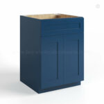 Navy Blue Shaker Sink Base 27