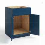 Navy Blue Shaker Sink Base 27