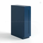 Navy Blue Shaker Spice Pull Base Cabinet