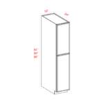 Slim Shaker Tall Pantry 2 Doors