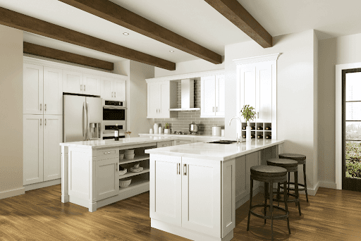 base cabinet, rta cabinet, white cabinet