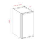 slim shaker Wall Cabinet Single Door 30 H