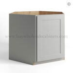 Dorian Gray Shaker Corner Sink Base Cabinet, gray kitchen cabinets, rta cabnets