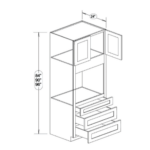 tall oven cabinets, rta cabinets, wholesale cabinets