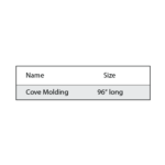 item code cove molding, rta cabinets, wholesale cabinets