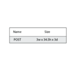 item code turn post, rta cabinets, wholesale cabinets