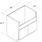 Frameless Farmhouse Sink Base, rta cabinets