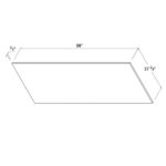 Frameless Finished Island Panel, rta cabinets, wholesale cabinets