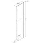 Frameless Finished Panel for Pantries and Ovens, rta cabinets, wholesales cabinets