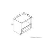 shaker microwave base cabinet, rta cabinets, wholesale cabinets