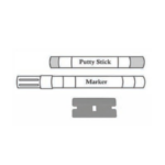 Charcoal Black Shaker Touch Up Kit, rta cabinets, wholesale cabinets