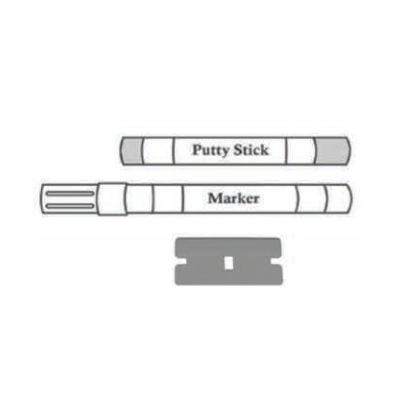 Charcoal Black Shaker Touch Up Kit, rta cabinets, wholesale cabinets