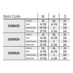 item code frameless, rta cabinets