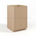 Slim Oak Shaker Base Cabinet Single Door Full Height, rta cabinets, wholesale cabinets