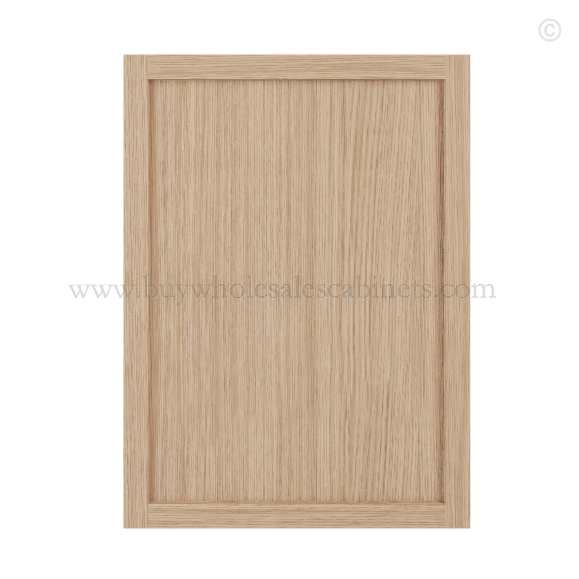45-slim-oak-shaker-sample-door Slim Oak Shaker Base Cabinet Front Face Sample, rta cabinets, wholesale cabinets