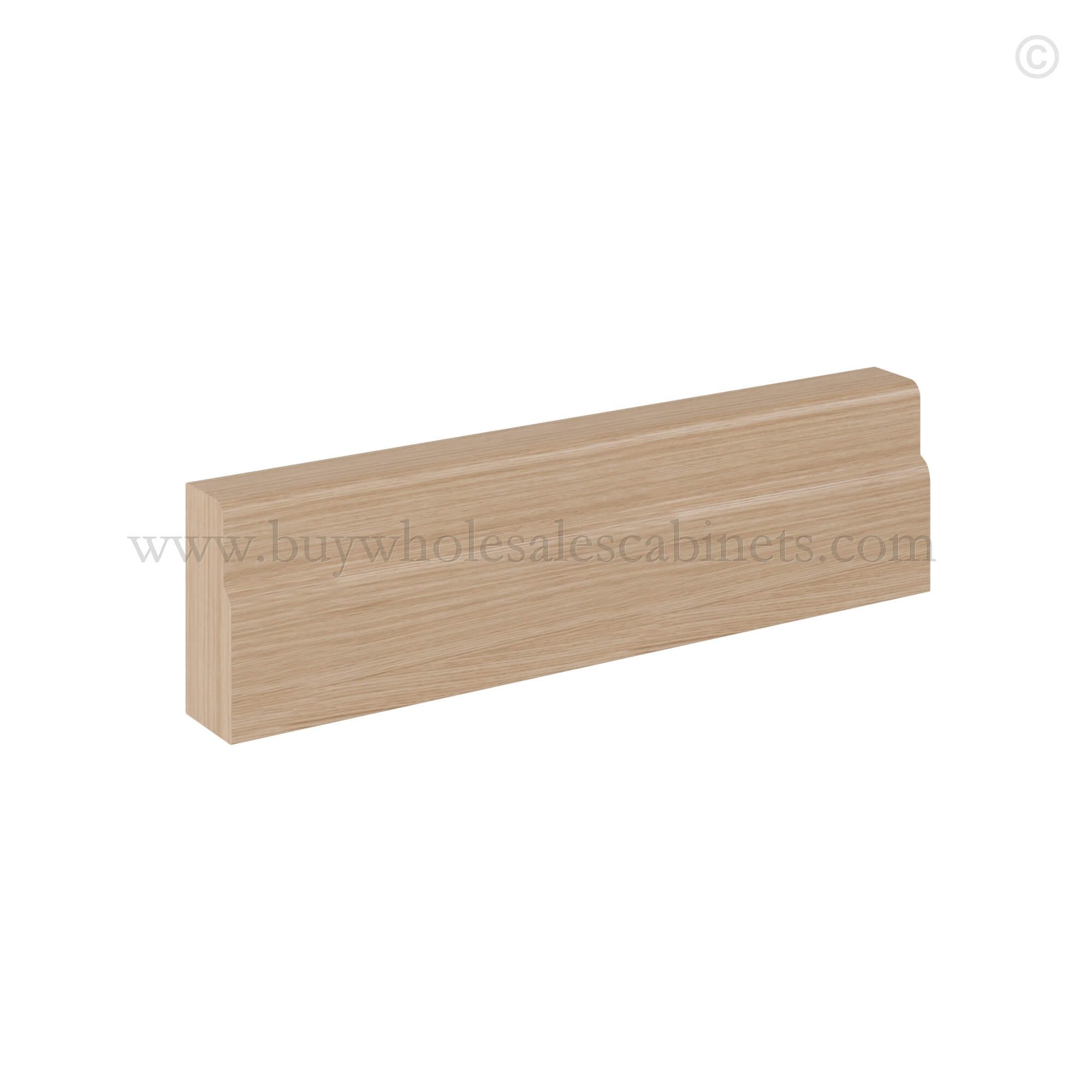 Slim Oak Shaker Furniture Base Moulding, rta cabinets, wholesale cabinets