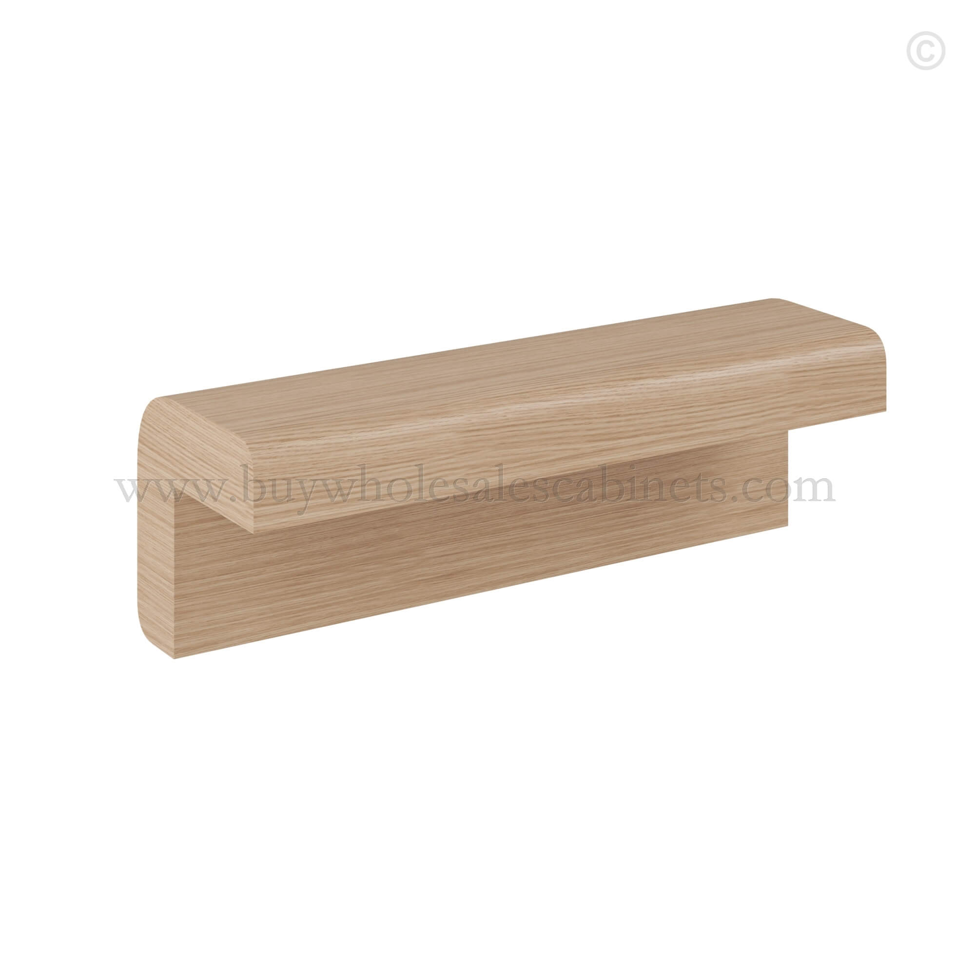 Slim Oak Shaker Outside Corner Moulding, rta cabinets, wholesale cabinets