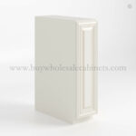 Charleston White Raised Panel Spice Pull Base Cabinet