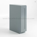 Gray Shaker Spice Pull Base Cabinet, gray kichen cabinets, rta cabinets