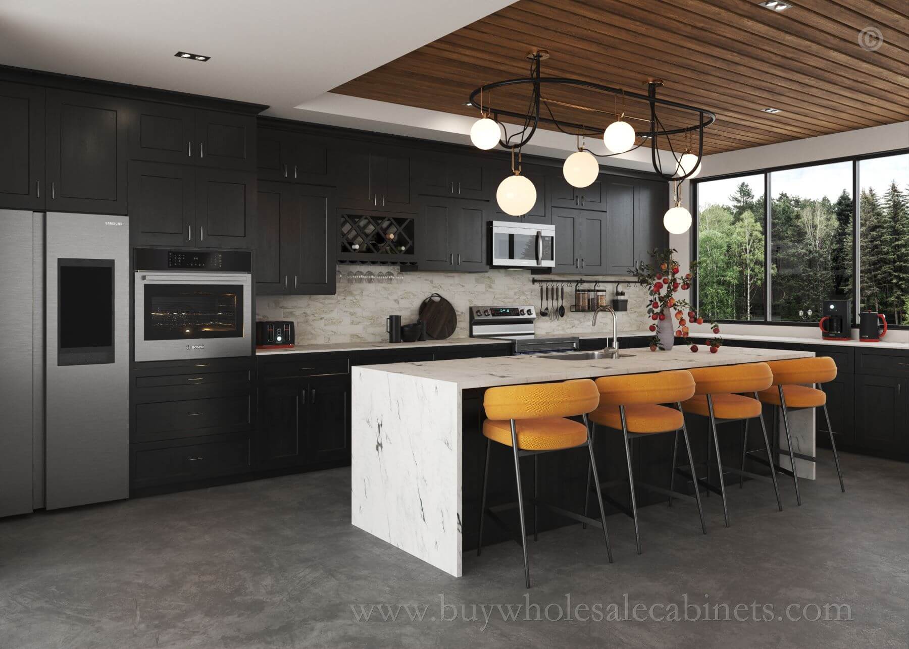 black kitchen cabainets, rta cabinets, wholesale cabinets