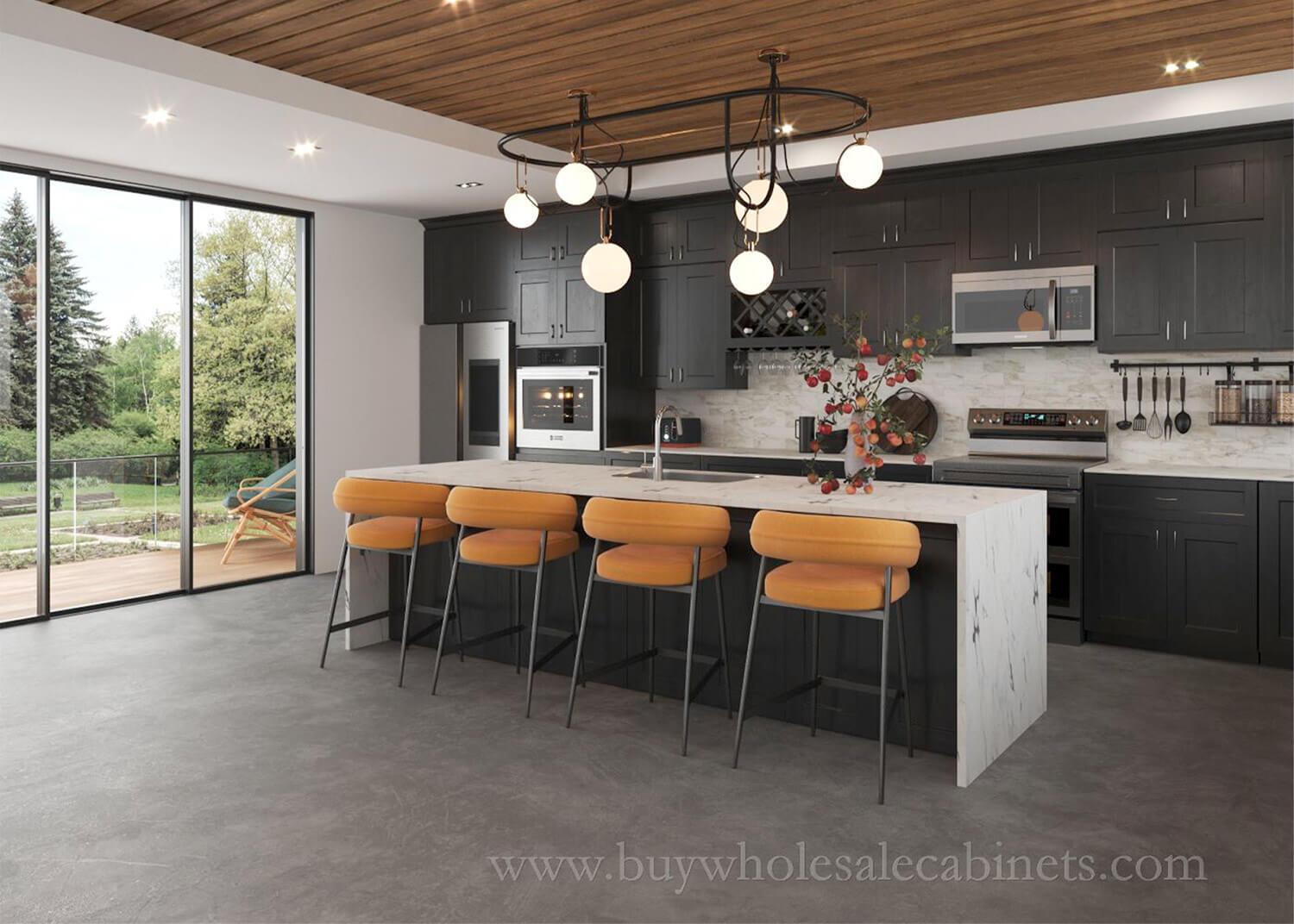 black kitchen cabinets, rta cabinets, wholesale cabinets