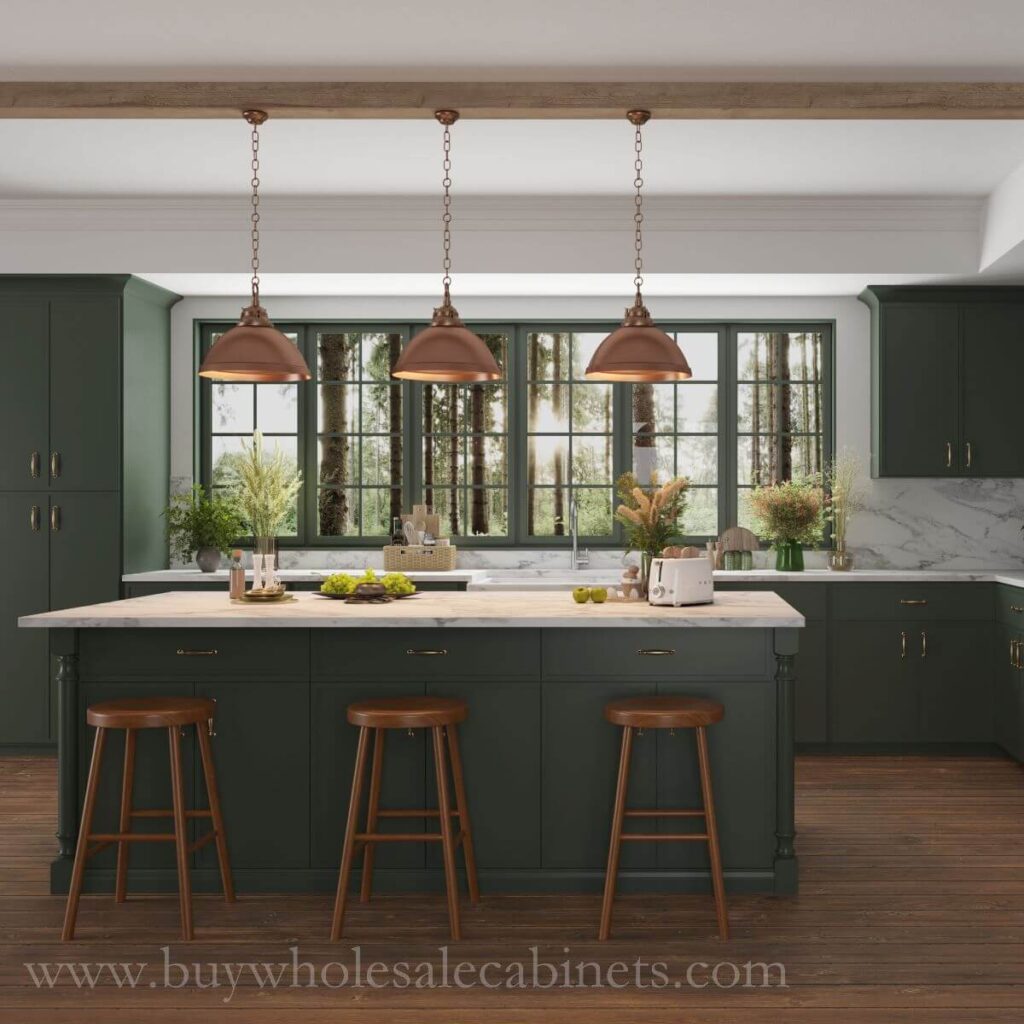 green kitchen cabinets, rta cabinets, wholesale cabinets, sage green kitchen cabinets