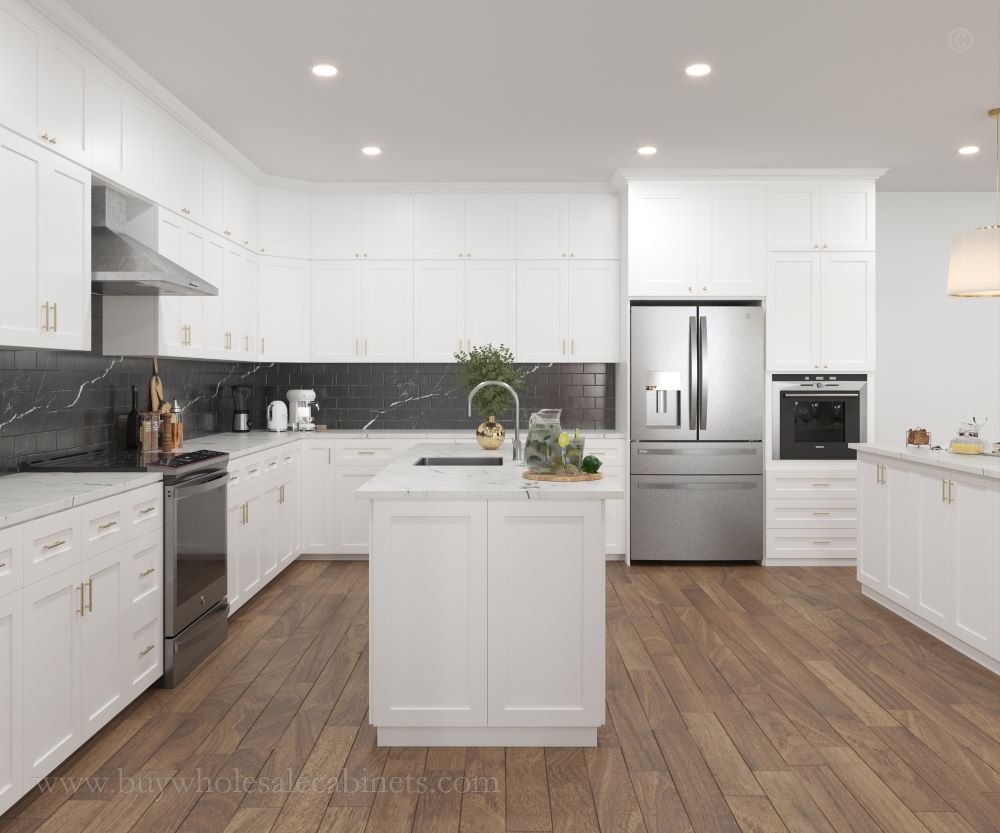 white kitchen cabinets, rta cabinets, wholesale cabinets