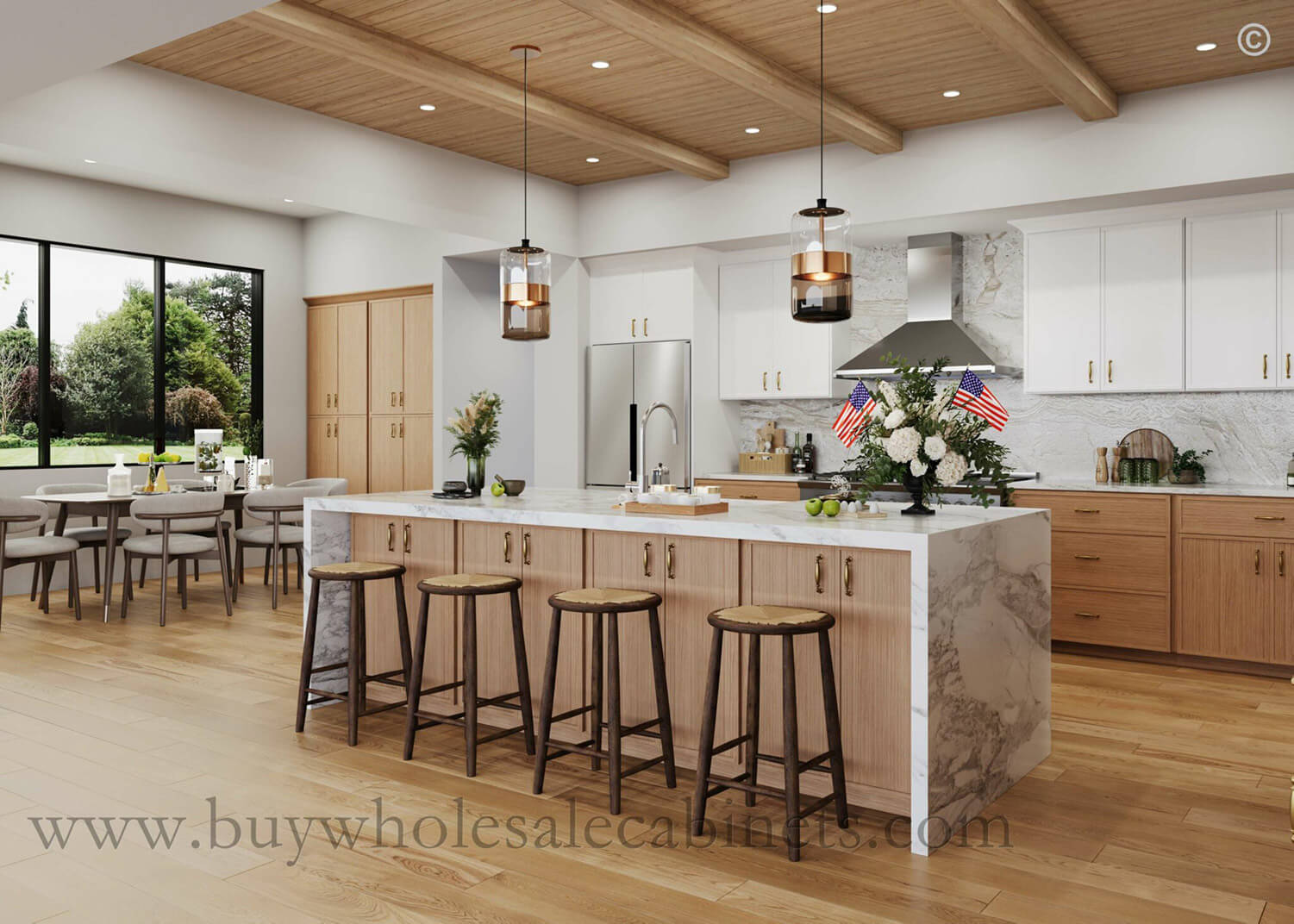 white oak cabinets, rta cabinets, wholesale cabinets