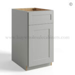 Dorian Gray Shaker Base Trash Cabinet, rta cabinets, wholesale cabinets