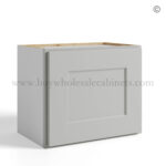 Dorian Gray Shaker Single Door Wall Cabinet, rta cabinets, wholesale cabinets