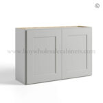 Dorian Gray Shaker Double Door Wall Cabinet, rta cabinets, wholesale cabinets