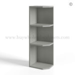 Dorian Gray Shaker Wall End Shelves, rta cabinets, wholesale cabinets